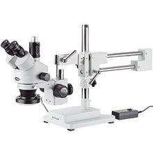 AmScope Professional Trinocular Stereo Zoom Microscope 7X-180X Multi