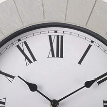 ZYBB Clocks Outdoor Moisture and Dustproof Outdoor Clocks for The Garden Wall Mounted with Temperature and Humidity
