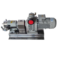 INTSUPERMAI Rotary Lobe Pump Stainless Steel Cam Rotor Pump 300-800L/H Flow for Food/Cosmetic/Chemical, 1M CP Viscosity & Non-Wear Design 220V Three-phase
