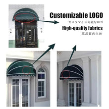NYTFHMS DIY Retractable Awning Canopy, 90 Cm Folding Patio Umbrella, Outdoor Curved Sail Shade, Weather-Resistant Arch Awning for Home & Garden, Sunshade Door & Window Cover,G-Diameter:150cm/59.05in