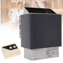 XQZMZSCP Home Sauna,6-9KW Sauna Stove, Electric Stainless Steel Electric Sauna Heater with External Controller for The Hotel's Hotel Spa Sauna (6kw)