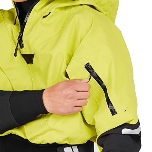 NRS Men's Navigator GORE-TEX Pro Semi-Dry Suit Chartreuse