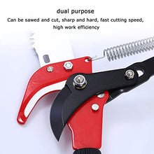 Telescopic Tree Pruners Telescopic Pole Saws, 9.8FT/13FT/16.4FT/19.6FT Professional Telescopic Tree pruners with SK5 Cutting Blade Pole Saw Lopper Long Reach Pole Pruning Saw,6m/19.6ft