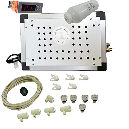 Mistcooling Automatic Greenhouse Humidification System with Humidity Controller 150 Ft - 15 Nozzles