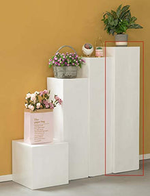 Flower Stand cube, Interior Design, decorative display cube, Wedding Pedestal stand, Centerpiece, Flower Display Stand, Home Décor, for Entryway, Living Room, or Dining Room, 51 Inches Tall