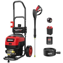 PowerSmart 80V 2600PSI Cordless Electric Pressure Washer, 6.0AH Battery Charger 1.2GPM, Battery Powered Electric Power Washer with 35FT Hose Reel, 27FT Hose, 5in1 Nozzle Set, Onboard Soap Tank