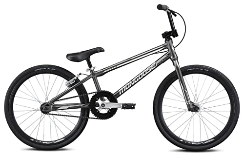 Mongoose Title Expert BMX Race Bike 20-inch Wheels Lightweight Tectonic T1 Aluminum Frame Black