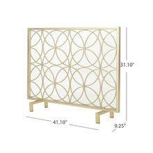 Fireplace Screen Iron Fireplace Screen Single Panel Fire Protection Fence Fireplace Decoration Accessories Fireplace Fireplace Screen