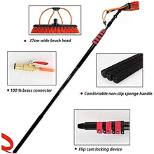 3m-10m Window Cleaning Telescopic Pole, Water Fed Extendable Brush Suitable for Cleaner Conservatory Roof Photovoltaic Panel Cleaning Photovoltaic Panel Cleaning/Window Clean