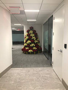 Creative Displays Half Round Poinsettia Tree Rack Display 102WM - Freestanding Vertical Garden Frame | Great for Poinsettias, Flowers, Potted Plants, Succulents, and More (6.5 Ft)