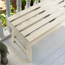 highwood AD-BENN4-WAE Weatherly Backless Bench, 4-Feet, Whitewash