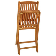 LHOONBB Furniture-Sets-Folding Garden s 4 pcs Solid Eucalyptus Wood