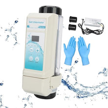 Saltwater Chlorine Generators | Pool Salt Chlorinator 8/12/16/20g/H | Electronic Salt Chlorinator Swimming Pool Chlorine Machine | Complete Functions Chlorinator for Spas, Hot Tub,EC-16