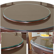 KXWOQ3ED Round Glass Tabletop, 20" - 40" Clear Tempered Glass Table Top, Flat Polished Edge, Circle Glass Table Top for Dining Table, Coffee Table, Home and Office(95 CM(38 INCH))