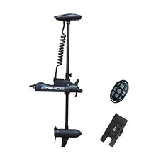 AQUOS 12V 55LBS Bow Mount Trolling Motor with Remote Control and Quick Release Bracket Black