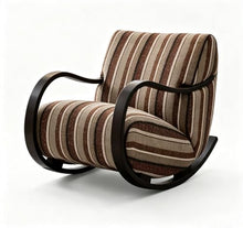 RFBXZPTADNU Upholstered Rocking Chair Curved Wood Leisure Accent