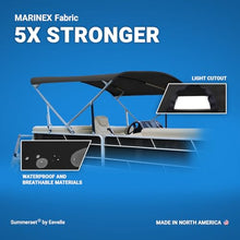 Summerset Grills Eevelle Premium Bimini Pontoon Top 54" H Black