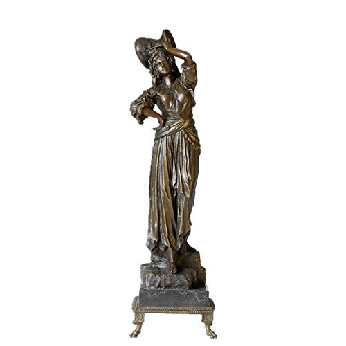 Toperkin Female Bronze Statues Large Garden Sculpture Home Decor TPE-003