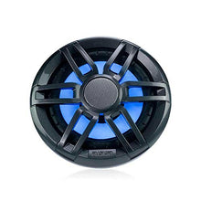 Fusion Entertainment Marine Receiver with 2 Pairs of 6.5" Coax Speakers Black and White Grills