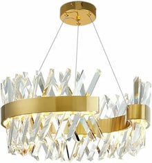 LMAPLUMP Pendant Lights Hanging Lamp, Pendant Light Fixture Luxury Modern Crystal LED Chandelier, Bar Chandelier Post Living Room and Bedroom