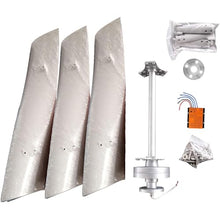 400W 12V 24V Wind Turbine Generator Kit 3 Blades with MPPT Charging Controller Horizontal Wind Power Portable Low Noise Suitable for Patio Outdoor,12V