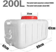 DIROVO Water Tank Plastic Rain Barrels Handle Design Large Diameter Easy Clean Environmental Protection and Hygiene Convenient Carry(200L)