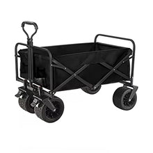HBJWOV Folding Cart Portable Foldable 150L Large Capacity Multifunction Cart Outdoor Camping Table Light Wagon BBQ Trolley(Tank Wheel Trolley A)