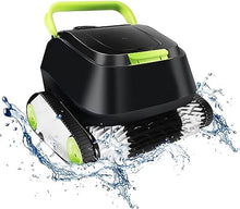 KANGJIEM Cordless Robotic Pool Cleaner, Swimming Pool Sewage Suction Robot, Swimming Pool Fish Pond Cleaning Treatment Equipment with 180 Mins Running Time, for Above-Ground Pools Up to 24 * 12 m