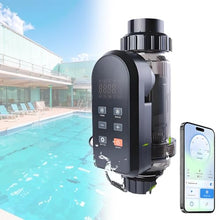 Ofyphth Salt Chlorine Generator, Pool Chlorinator System, Automatic Cleaning Function, for Swimming Pools, Hydrotherapy Pools, Spas, and Hot Spring Pools. LC150A