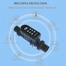 Pool Chlorine Generator Salt System - Variable Output Settings, Digital Salinity Display, Ideal for Concrete or Liner Pools