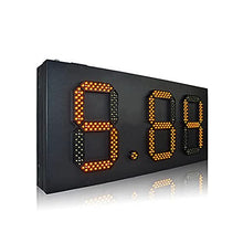 Large Digital LED Clock Designed outdoor high brightness iron box waterproof 8 inch + 6 INCH RED LED sports countdown scoreboard Mounting Holes Hardware ( Color : 10 inch green Size : X-Small