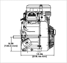 Briggs & Stratton 356447-0650-F1 Vanguard 18 HP 570cc Horizontal Shaft Engine