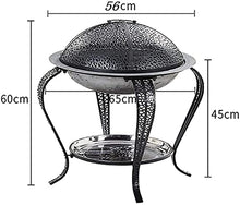 Outdoor Fire Pits, Portable Bonfire FirePits for Outside Wood Burning with Spark Screen and Fireplace Poker, Suitable for Backyard Garden Patio Bonfire Heating, Camping and BBQ