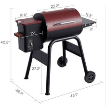 Jocoevol Wood Pellet Smoker Grill Electric Bbq Grills for Backyard Outdoor