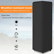 Tangkula 41,000 BTU Propane Patio Heater with Waterproof Cover (Black)
