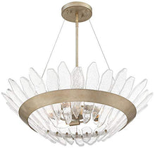 Stiffel Hartford Gray Iron Pendant Chandelier Clear