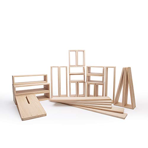 Guidecraft Outdoor Hollow Blocks 25-Piece Set STEM Learning Game