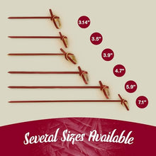 BambooMN 3.14" Bamboo Tea Knot Skewer Picks for Cocktails and Hors' D'oeuvres Party Supplies, 10,000 Pieces