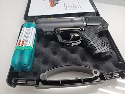 FIRESTORM JPX 6C-S Black Bundle Pepper Spray with Practice Magazine and Holster