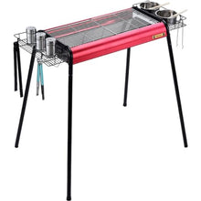 HBJWOV Complete Set of Outdoor Camping Carbon Barbecue Grill Home Charcoal Barbecue Grill Barbecue Rack