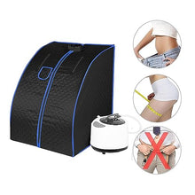 CHANGLKJ Personal Sauna Tent, Portable Steam Sauna with Remote Control, Chair and 2L Steam Machine, 9-Level Temperature and Timer, Foldable, for Weight Loss, Detox Relaxation, Reduce Fatigue