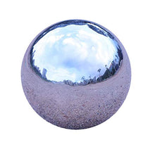 VRFTGHYJU Seamless Mirror Gazing Ball - Hollow Reflective Sphere, Garden Ornament for Home & Garden Decor, Sleek Decorative Garden Accessory(180mm)
