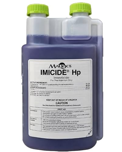 Mauget Imicide HP - Injectable 10% Imidacloprid Insecticide 1 Liter Bottle CRB HWA EAB Treatment