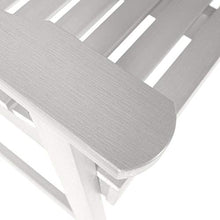 highwood Classic Westport Adriondack Garden Bench, 4ft, White