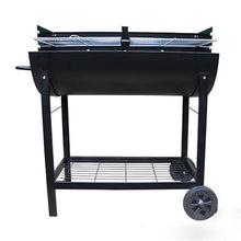YUIPMHFD Outdoor Barbecue Grill Charcoal BBQ Gathering Cooking Tools Camping Table Multifunction Trolley