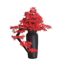 QWERAXZG Vase Podocarpa Pine Living Room Office Green Plant Bonsai Home Decoration Ornaments Porch