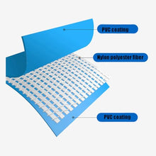 Sermair Canvas Folding Swimming Pool Blue