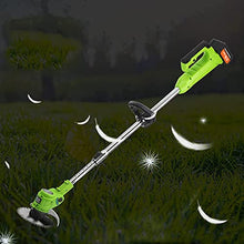 21V Portable Battery Electric Rotary Lawn Mower with U-Handle Rechargeable Lightweight Teles Ding Tools 1 Battery