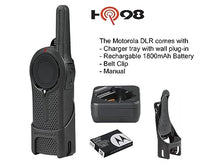 Motorola 6 Pack DLR1060 Walkie Talkie Radios Black