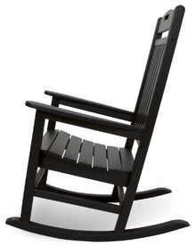 TREX Yacht Club 3-Piece Rocker Chair Set Charcoal Black